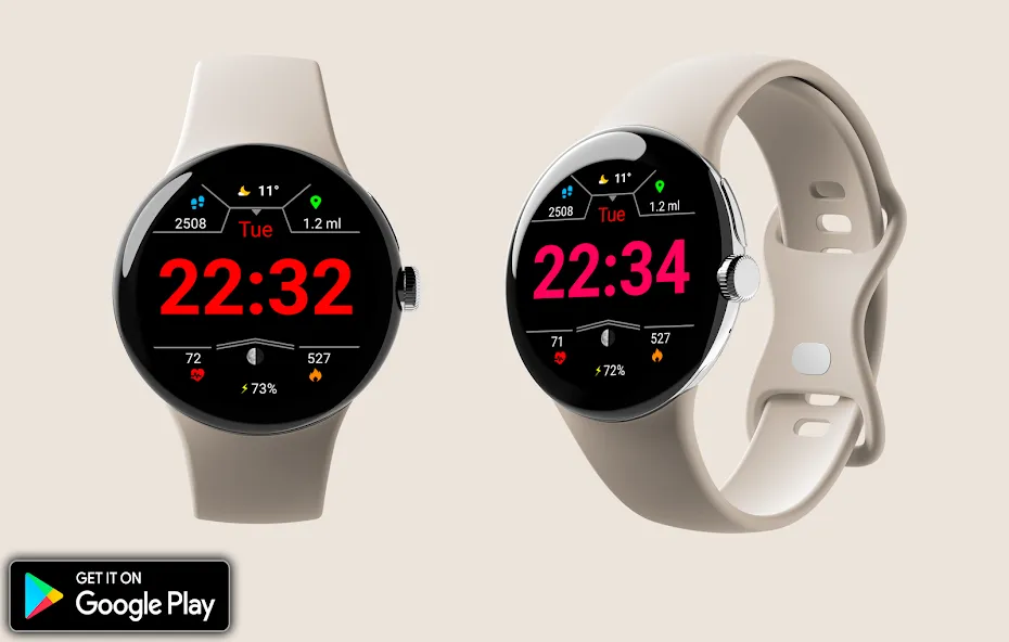 Digital Pinab Watch Face screenshot 4