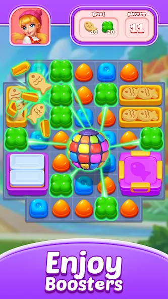 Sweet Candy Puzzle: Match Game screenshot 1