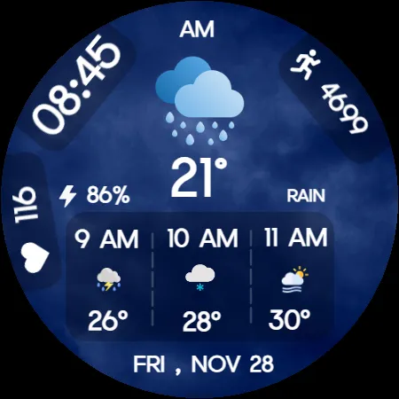 Hourly Weather for Wear OS screenshot 21