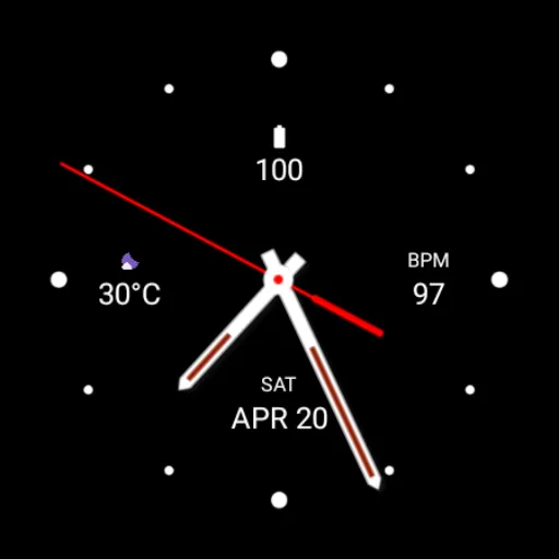 Minimal Analogue Watch Face screenshot 5