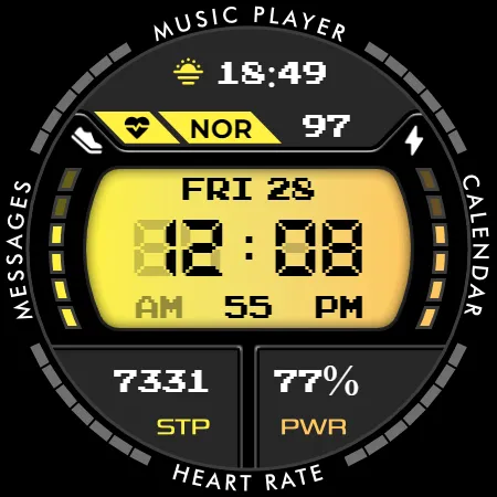 Phantom - LCD v4 | watch face screenshot 11