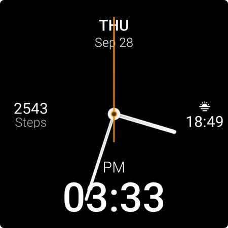 Minimal Hybrid Pro Watch Face screenshot 10
