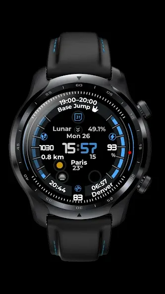 Digital Watch Face CUE124 screenshot 7