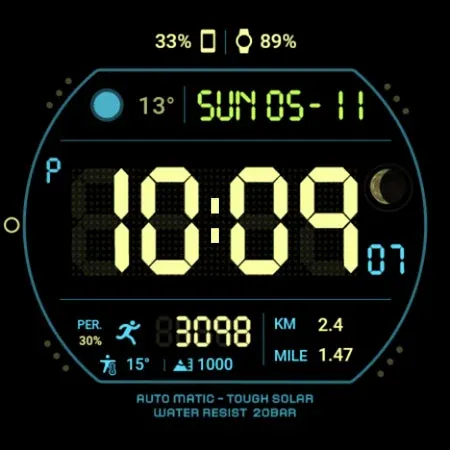 MIMIX Digital D1 Watchface screenshot 28