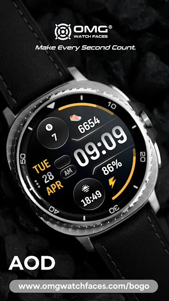 OMG 449 - Digital Watch Face screenshot 6