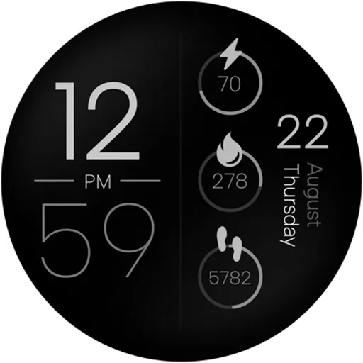 Digital Minimal Watch Face IO screenshot 17