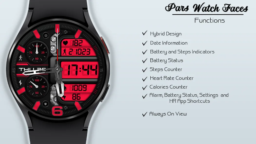 Hybrid Sport Watch Face screenshot 5