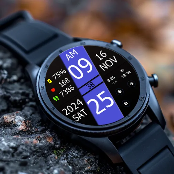 Key WF53 Digital Watch Face screenshot 1