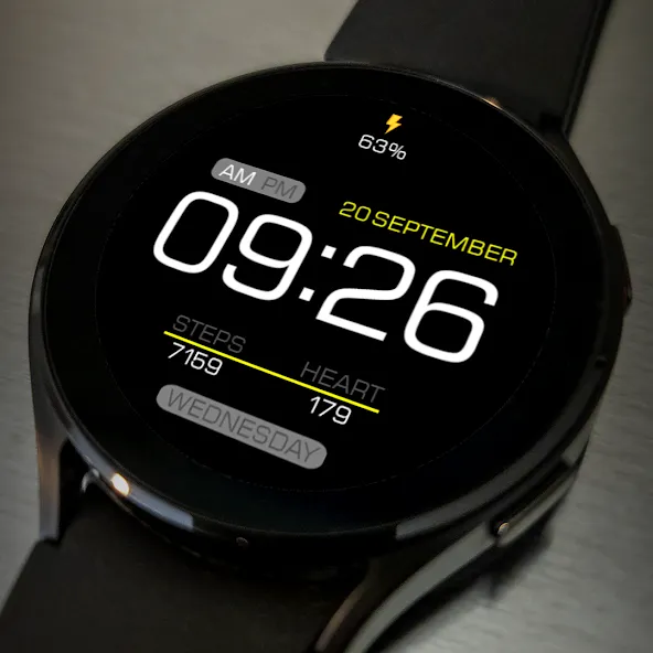Key057 Digital Watch Face screenshot 3