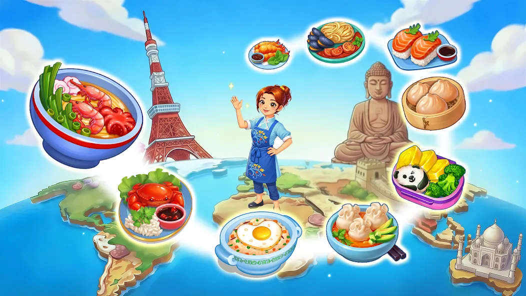 Juegos de comida: Cocinera screenshot 1