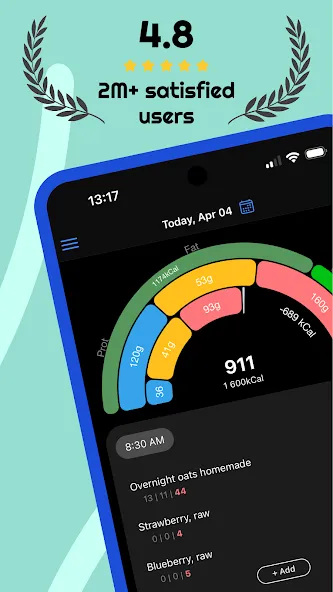 Calorie Counter・Planner・EatFit screenshot 1