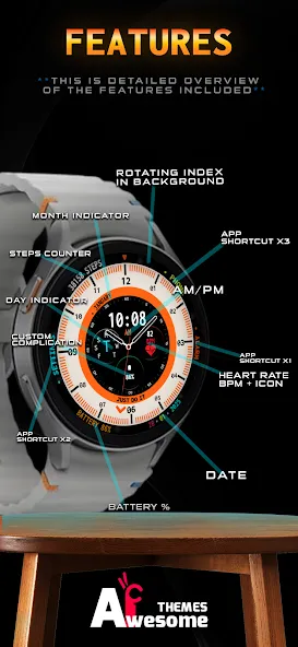 Auraxis - Hybrid Watch Face screenshot 5