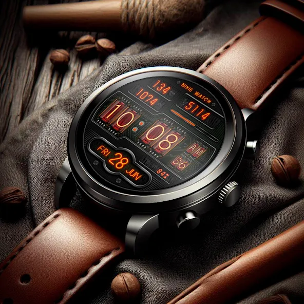 NIXIE DIGOTAN WS03 Watch face screenshot 3
