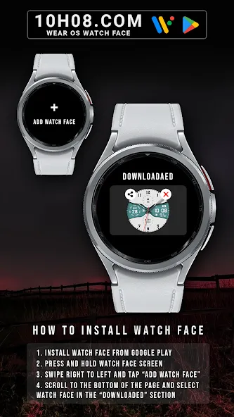 Watch face 10h08.com #94 screenshot 8