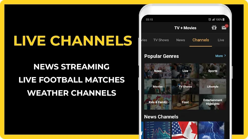 FREECABLE© TV App: Shows, News screenshot 6