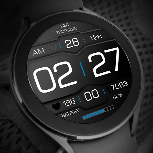 Key120 Digital Watch Face screenshot 7