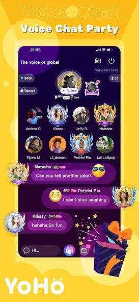 YoHo: Group Voice Chat Room screenshot 1