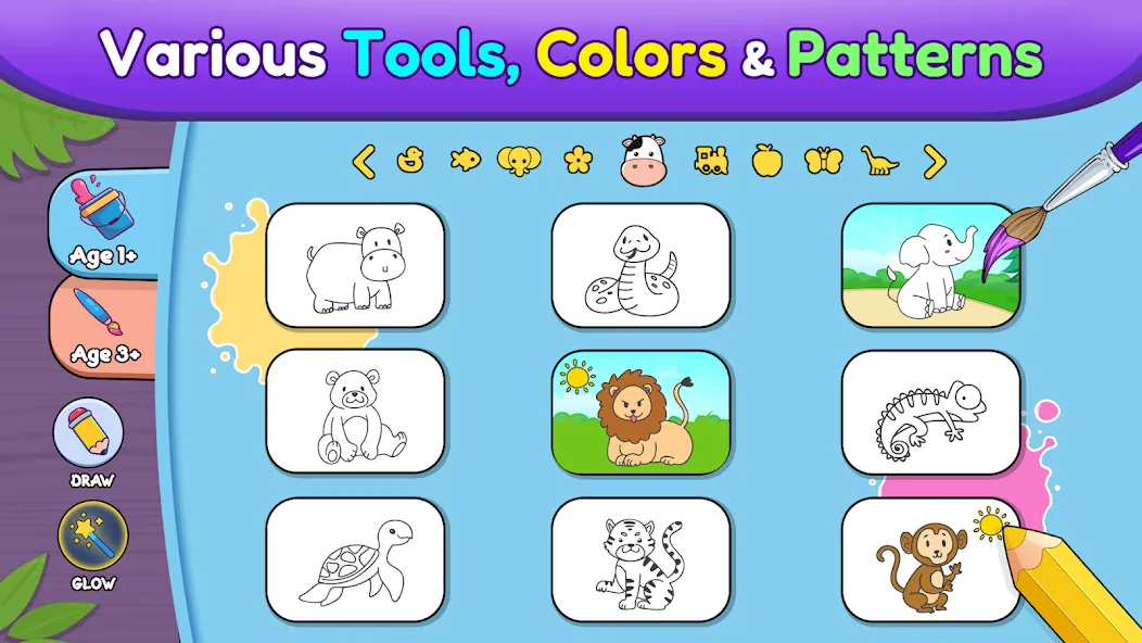 Coloring games for kids: 2-5 y screenshot 22