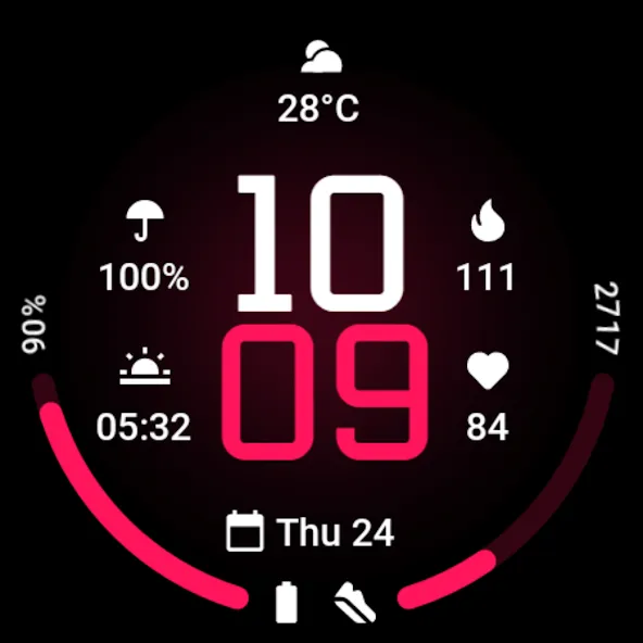 MDS422 Minimal Watch Face screenshot 9