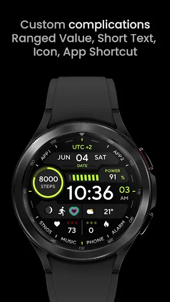 TACT ONE: Watch face screenshot 6