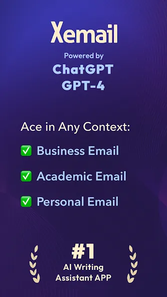 AI Email, Reply Writer: Xemail screenshot 1