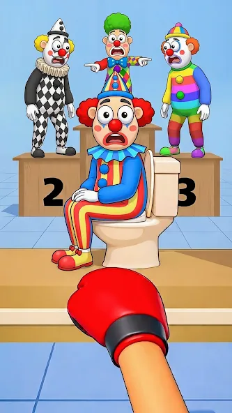 Crazy Clown Punch Man Game screenshot 2