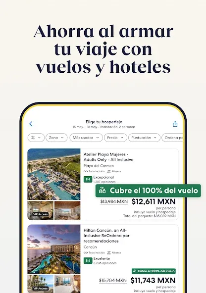 Expedia: viaje, hotel, vuelo screenshot 10