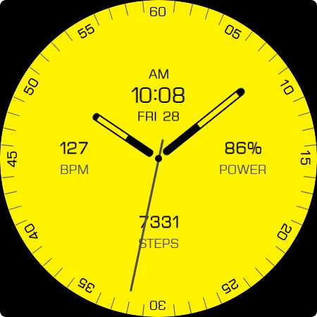 Key107 Analog Watch Face screenshot 28
