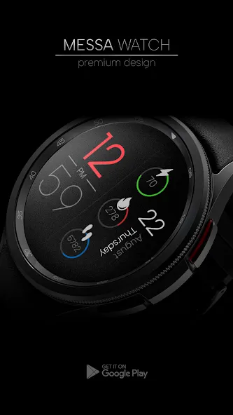 Digital Minimal Watch Face IO screenshot 4