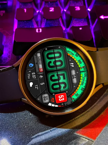MB297 Digital Watch Face screenshot 4
