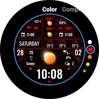 N-SPORT753 Digital Watch Face screenshot 13