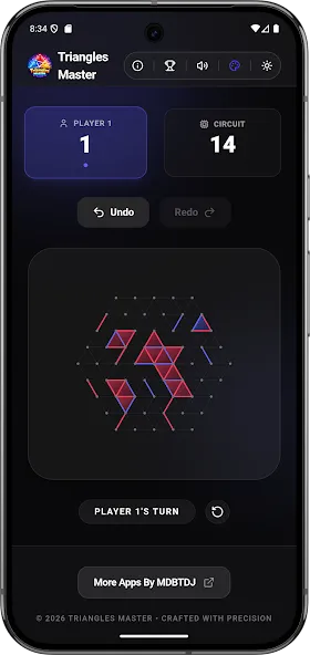 Triangles Master Ai Offline screenshot 8