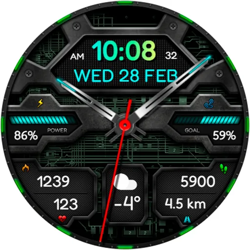 Hybrid VOLTAN URX96 Watch face screenshot 19