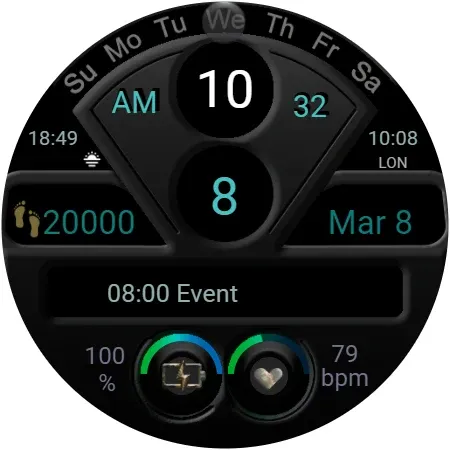 TSD49 Watch Face for Wear OS screenshot 19
