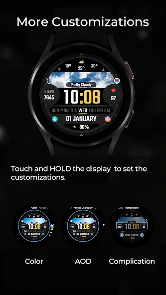 TVV Real Weather Watch Face screenshot 6