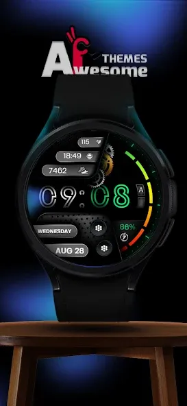 IronSync - Digital Watch Face screenshot 1
