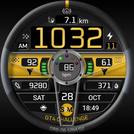 ORB-08-SRM Watch Face screenshot 9