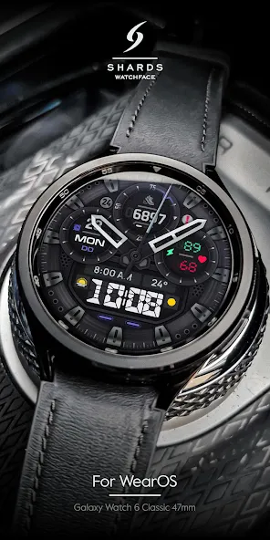 SH104 Watch Face, WearOS watch screenshot 5