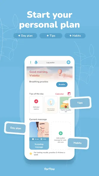 Face Massage, Skincare: forYou screenshot 1