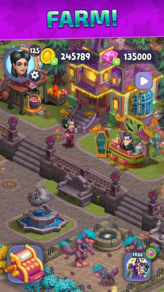 Monster Farm:鬼怪村落的愉快萬聖節 screenshot 2