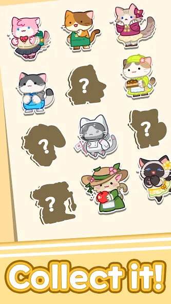 Merge Cat Cafe : Coffee cat screenshot 6