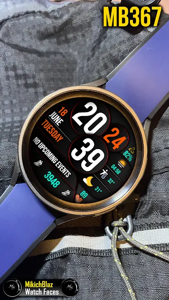 Digital Watch Face MB367 screenshot 4