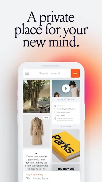 mymind screenshot 1