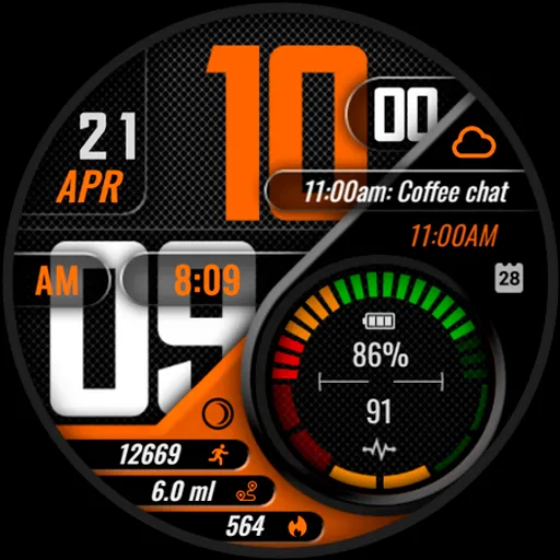 it-M013: Digital Watch Face screenshot 25