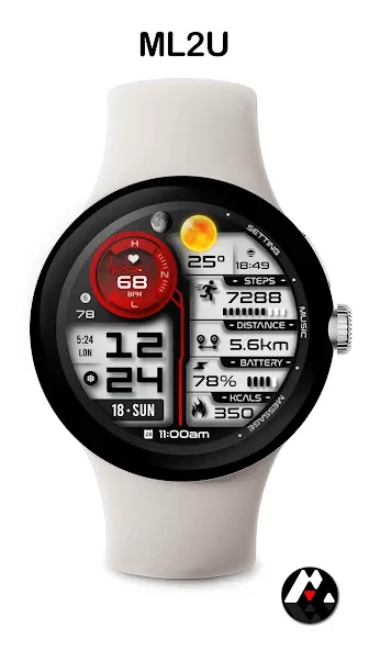 ML2U 263 Watch Face screenshot 1