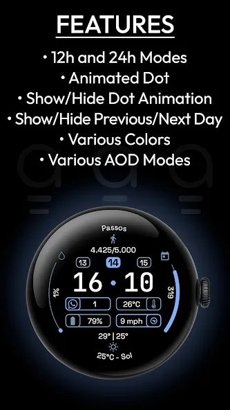 AD Holo - Watch Face screenshot 4