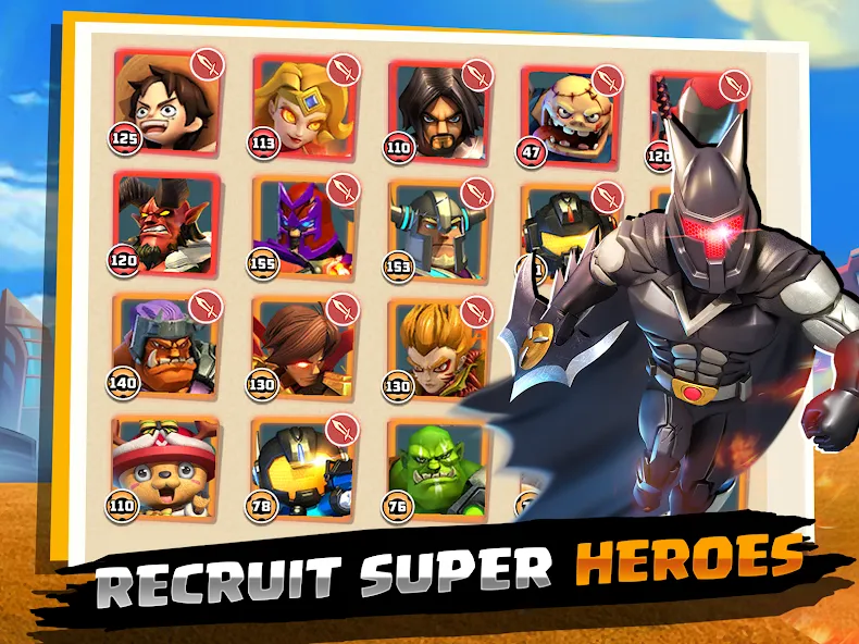 Zombies Clash: Superheroes War screenshot 9