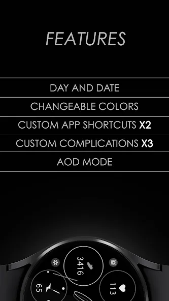 Dream 139 simple watch face screenshot 6