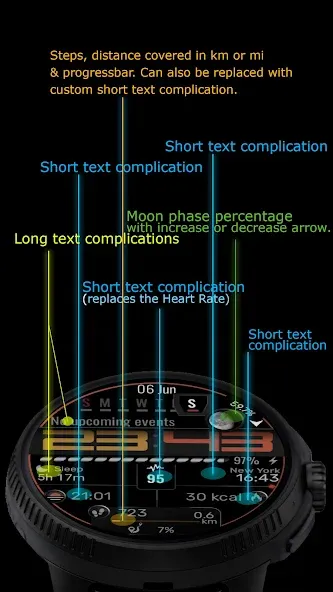 Digital Watch Face CRC087 screenshot 2