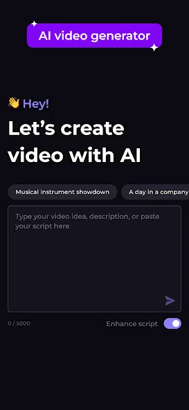 AI Video Maker - Renderforest screenshot 1